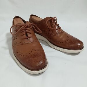 Cole Haan Country C00518 Brown Pebbled Leather Men\'s 10.5 M Bow Driving Loafers Cole Haan | Shoes | Cole Haan Country C058 Brown Pebbled  main image 2